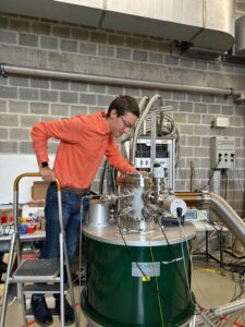 Dr Francesco Romano in his lab