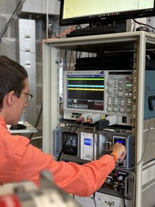 Dr Francesco Romano in his lab